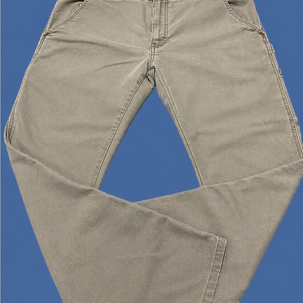 Dickies FLEX Carpenter Work Pants Khaki Tan 38x34 Durable Utility - Picture 2 of 8